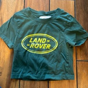 Land Rover cropped pac sun top green